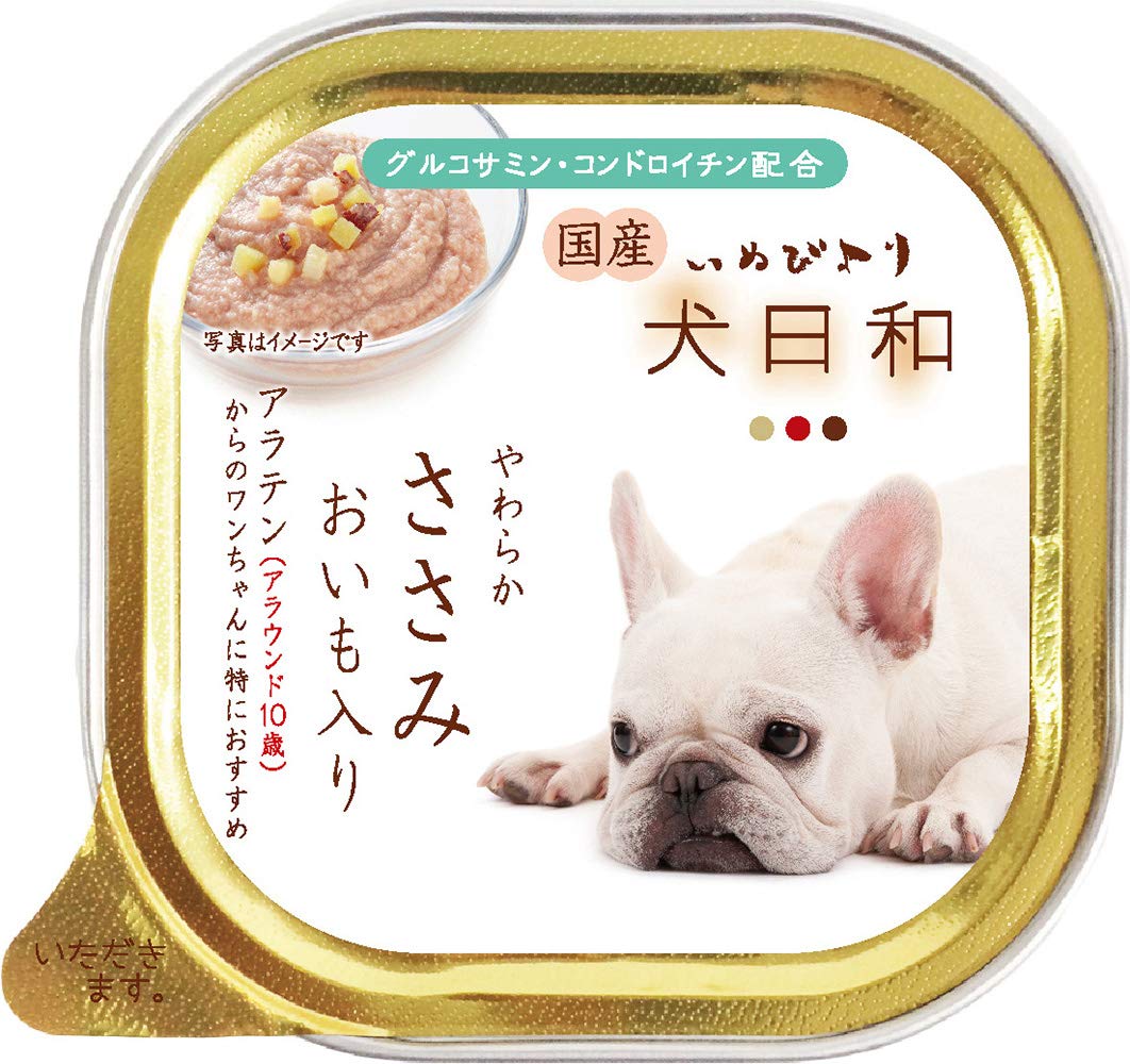 犬日和トレイささみアラテン ドッグフード 100g (x 24) (まとめ買い)